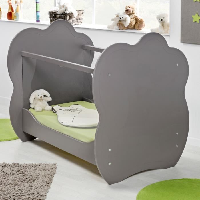 Cloud Lit Pour Bebe Taupe Aux Cotes En Plexiglas Achat Vente