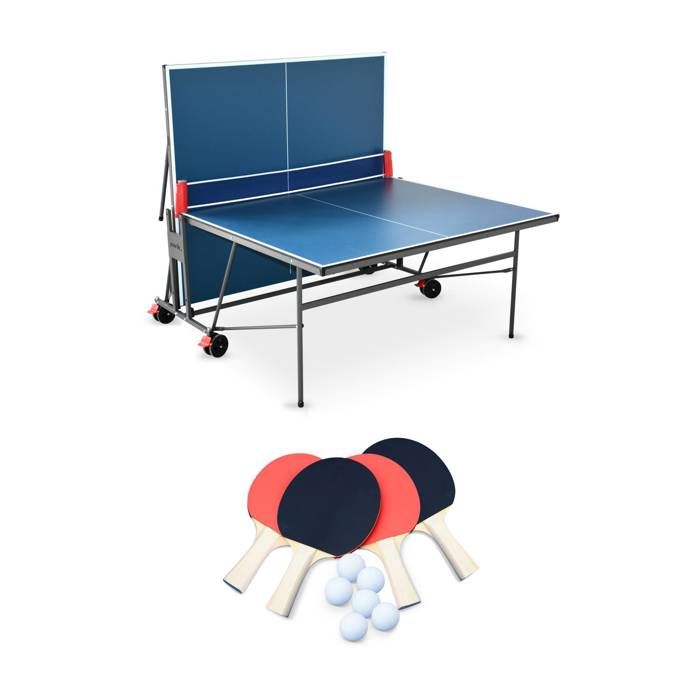 Table de Ping-Pong Pliable Peu Encombrante avec Filet, Tennis de Table