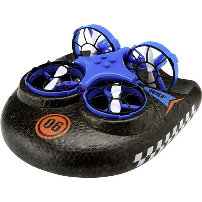 Drone quadricoptère AMEWI Trix - Bleu - Télécommandé - Caméra intégrée - Extérieur