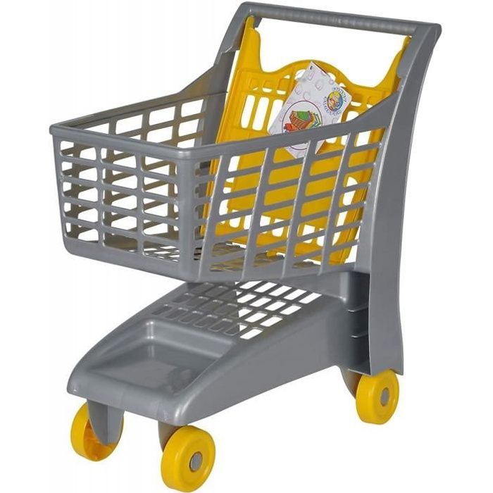 Chariot Enfant Caddie Supermarché Jeu d'imitation Fruits et