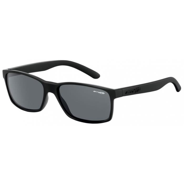 arnette - lunettes de soleil - slickster mixte - fuzzy black w grey