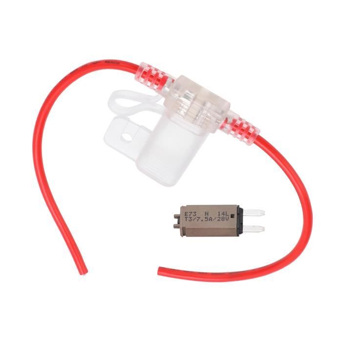 Disjoncteur Automatique 12V/24V – Réinitialisation Manuelle, Protection Contre Surcharge, Facile à Installer
