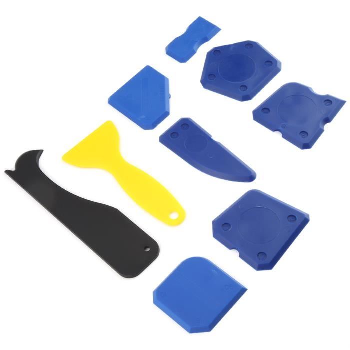 Kit Outils Grattage Pour Peinture à Gratter - Double Pointe, Grattoir, Pinceau, Liquide De Réparation