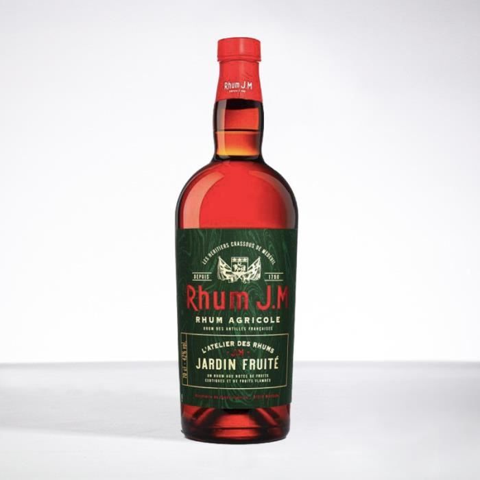 Rhum Rhum J.M Rhum JM Gamme Atelier Jardin Fruité Rhum ambré 42° 70cl La cave