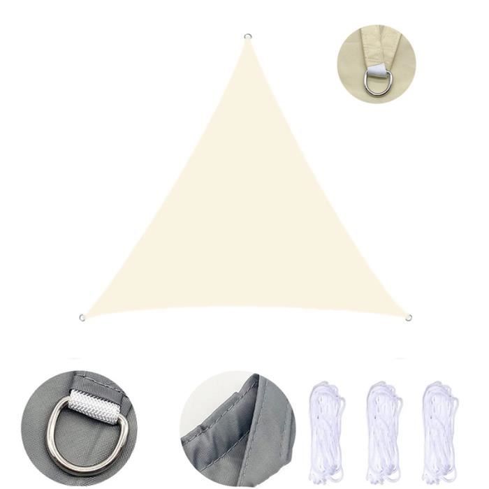 Voile D'ombrage 4x4 M - Tissu Oxford Imperméable, Protection UV, Fixation Acier Inoxydable
