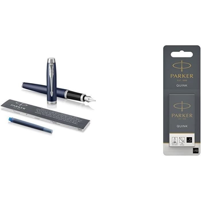 Stylo à Plume Stylo Plume Parker IM Monochrome - Encre Bleue