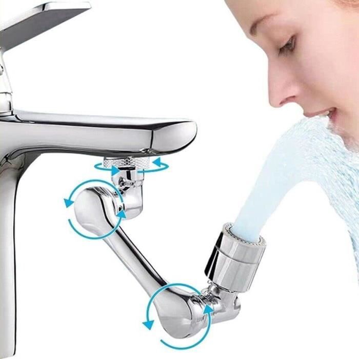Tube d'extension de robinet de cuisine rotatif à 360 degrés , ✅ Deux modes de sorties d'eau , ✅ Facile à installer et à utiliser , 2500fr, Angré terminus 81 / 82, 0101470788 / 0789469352, #cuisine