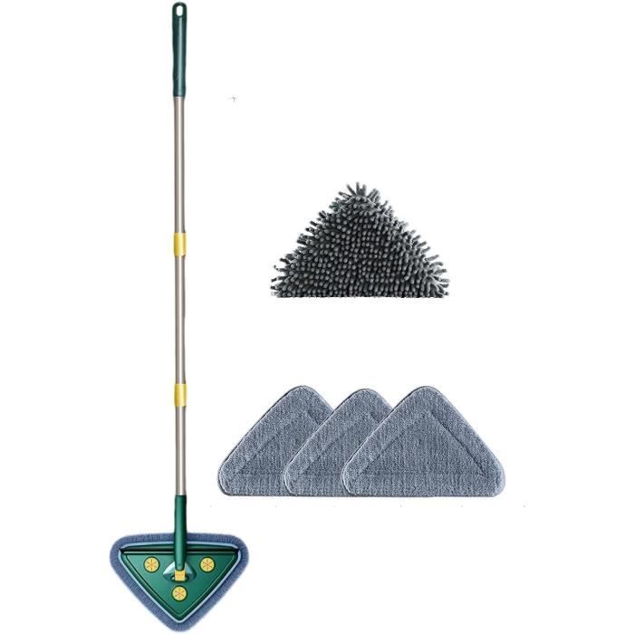 Poignée Télescopique 55,9-122,9 Cm En Acier Inoxydable Pour Balai Rotatif Vileda O-Cedar EasyWring – 3 Sections Extensibles, Ultra Robuste