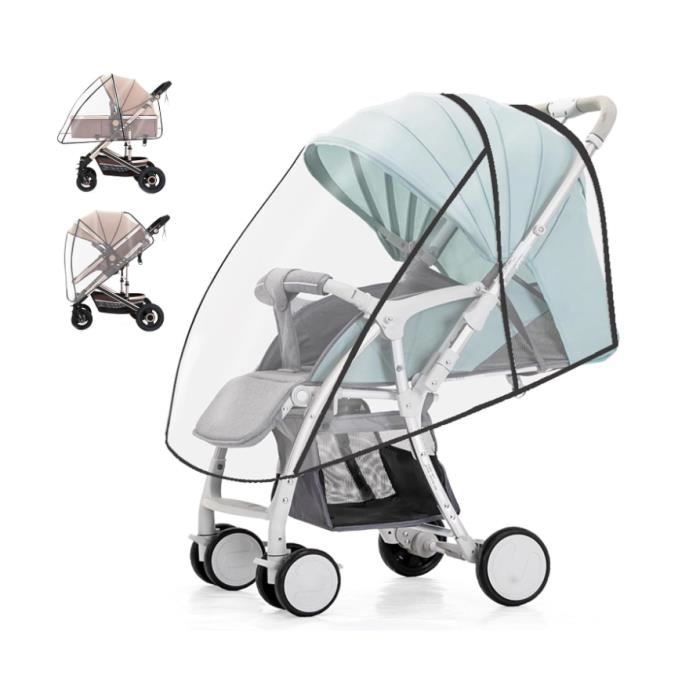 Habillage Pluie Universelle pour Poussette, Housse Transparent Couverture  Capote Pluie pour Bébé Protection Bouclier Météorologique - Cdiscount  Puériculture & Eveil bébé