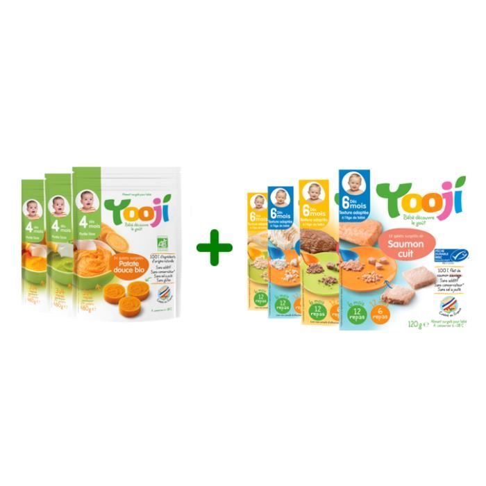 Yooji Purees De Legumes Lisses Et Haches De Viandes Et Poissons Bio Ou Msc Surgeles 1 9kg Achat Vente Legumes Cuisines Yooji Purees De Legumes Lisses