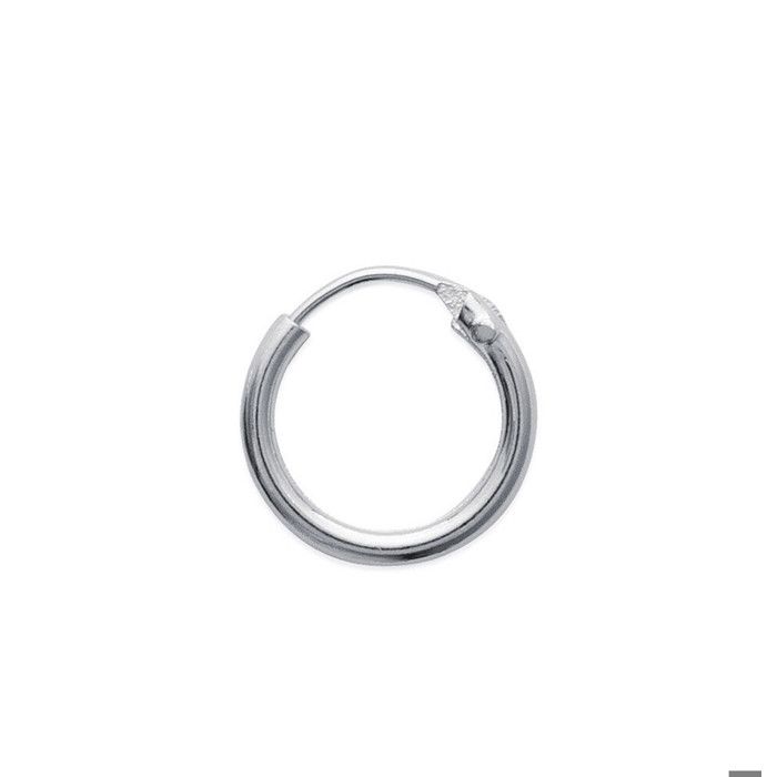 Boucle doreille UNITAIRE créole diametre 16 mm argent massif 925°°°