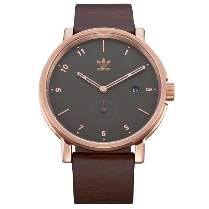 Adidas best sale cuir marron