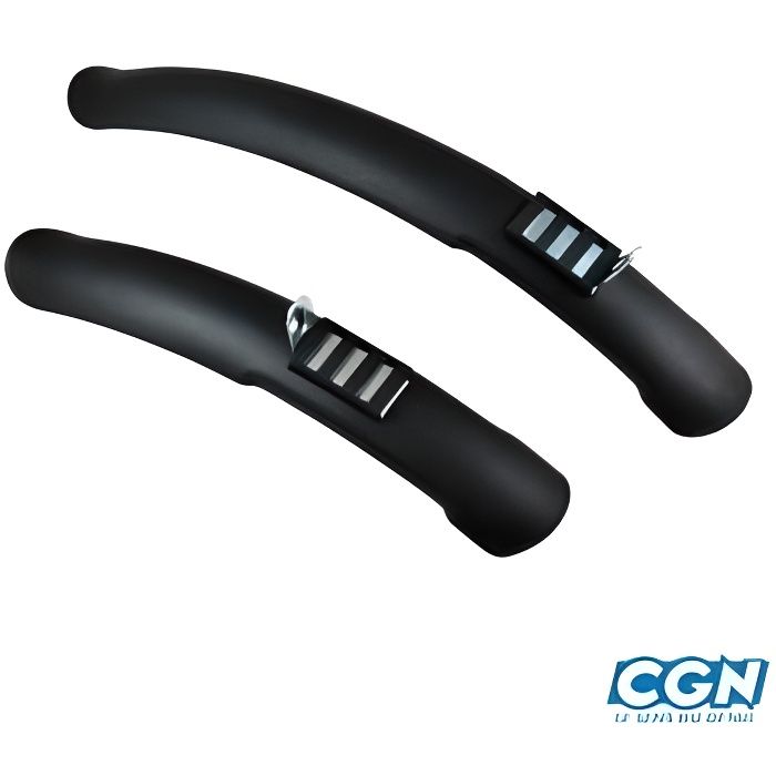 Garde-Boue VTT Avant/Arrière Polisport Colorado Noir - Pour Freins V-Brake - 20-24 Pouces