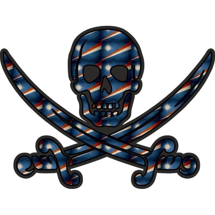 Gbf Rackham Sticker Autocollant - MH - Pirate Jack Rackham - 15 x 11 cm - Vinyle ...