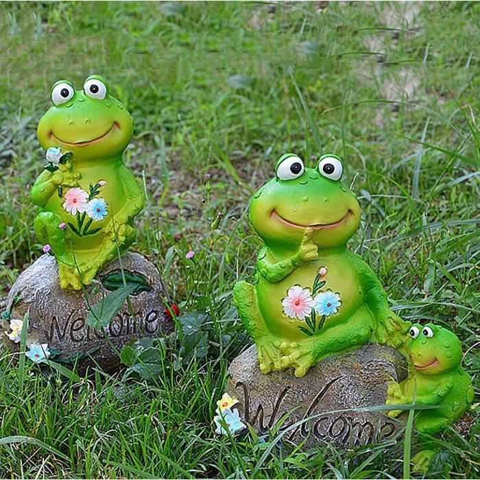 Lot De 3 Pendentifs Grenouille à Suspendre Pour Jardin, Extérieur