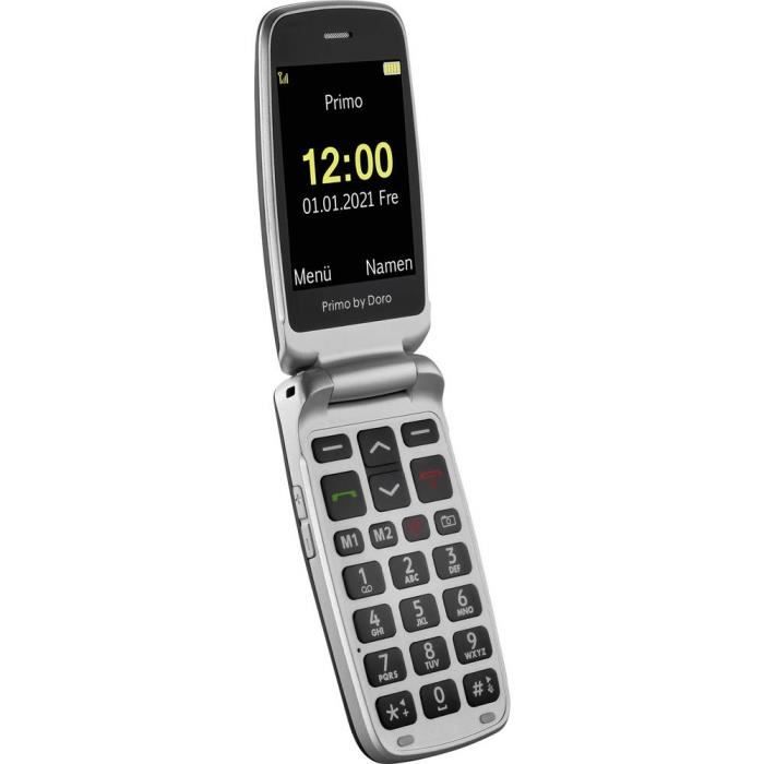 Primo by DORO 418 Téléphone portable pour séniors graphite