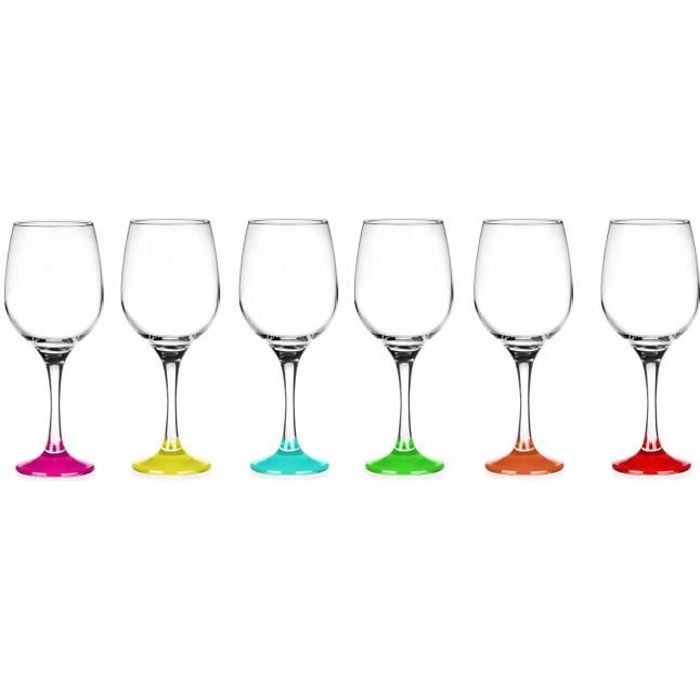 Verres /à vin rouge//verres /à pied transparent 0,2//l-20 pi/èces dans coffret pratique