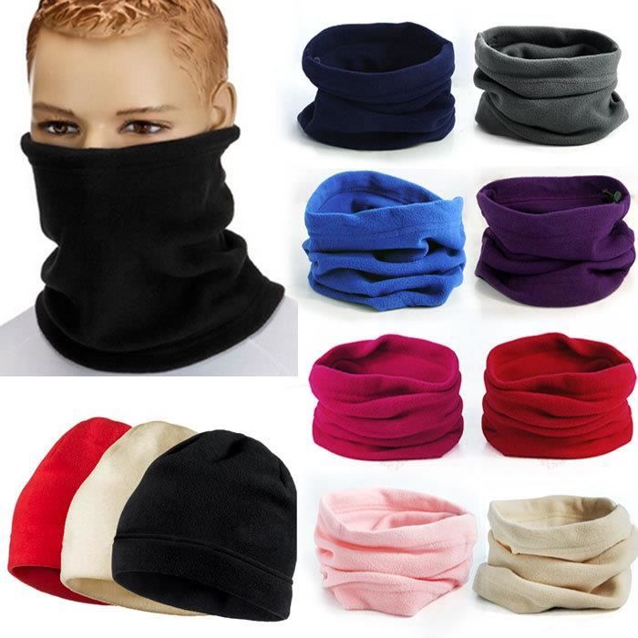 Bonnet bleu foncé 3 en 1 echarpe tour de cou polaire homme femme enfant ski  peche moto .. - Cdiscount Prêt-à-Porter