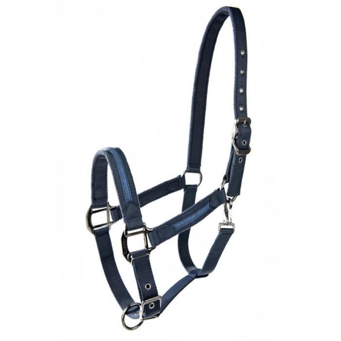 Cintre Pour Licol De Cheval LeMieux - Noir Ou Bleu Marine - 4 Crochets - Installation Facile Sur Porte