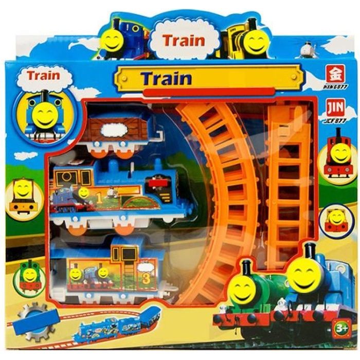 Circuit Thomas Train Électrique Jouets Éducatifs Cadeau Pour Enfants Jouet  de Simulation Assortiment Bricolage
