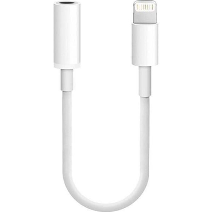 Lightning to 3.5mm Audio Cable Jack Audio Câble adaptateur cable connection écouteur compatible Apple iPhone 7- 7 Plus