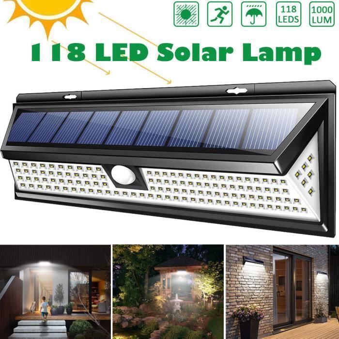 Standard ou grand métal noir led energie solaire jardin scintillement bougie lanterne