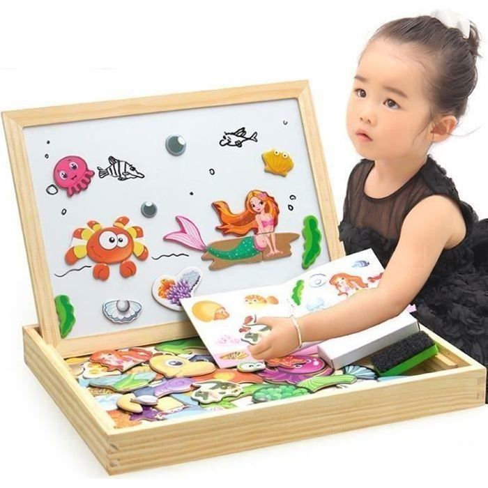 Puzzle en bois pour enfants de 3, 4, 5 ans et plus, planche de puzzle