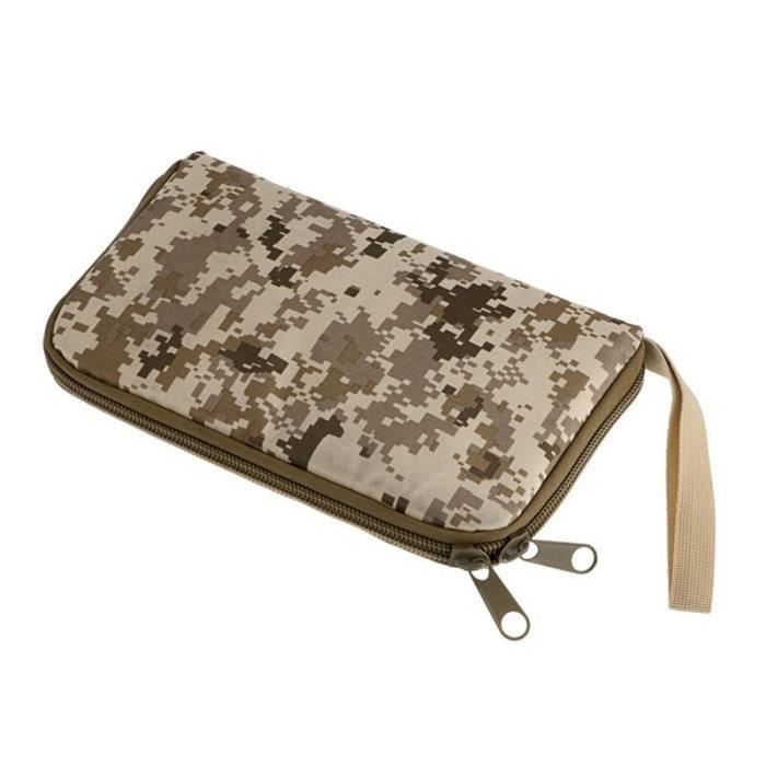 Sac De Rangement Tactique étanche Pour Pistolet, Multi-usages, Noir (16x27x2.5cm)