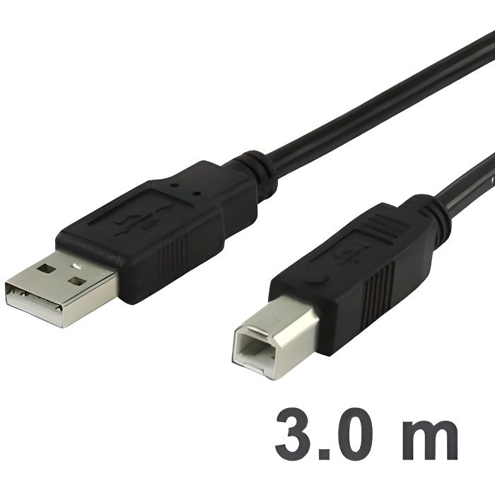 CABLING® 3M Câble d'Imprimante USB A-B - Canon … - Cdiscount