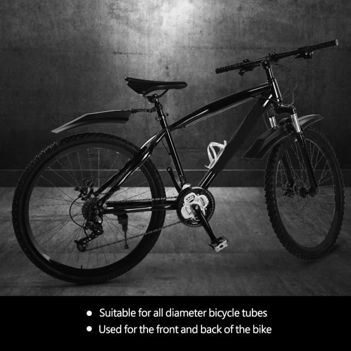 Kit Garde-Boue Vélo OUXI Avant Arrière - Garde-Boue Universel VTT Route 24 à 28 Pouces