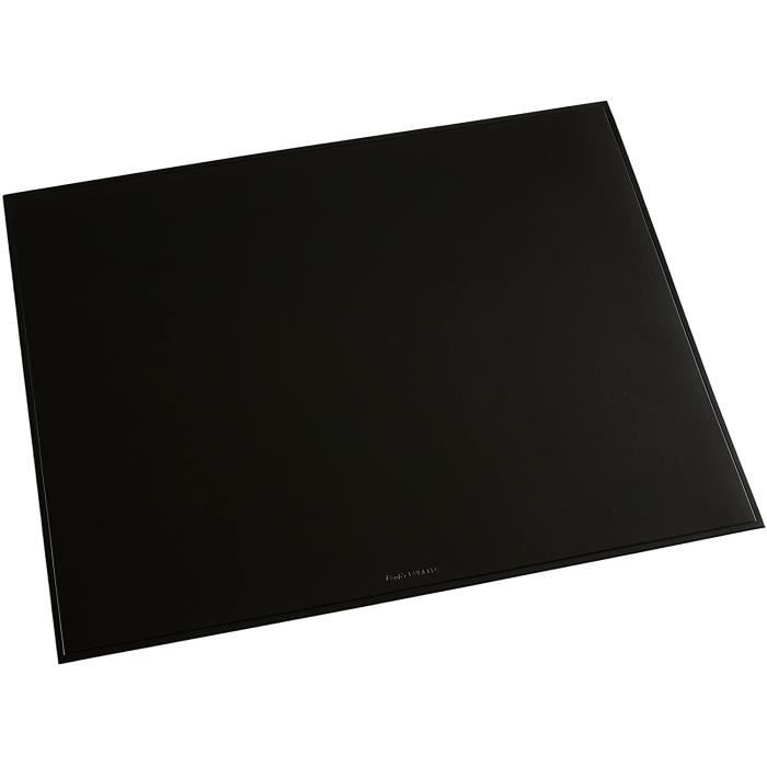 Sous-Main Semi-Circulaire Läufer Durella Rondo | 73x48 Cm | Antidérapant | Noir Graphite | Fabriqué En Allemagne