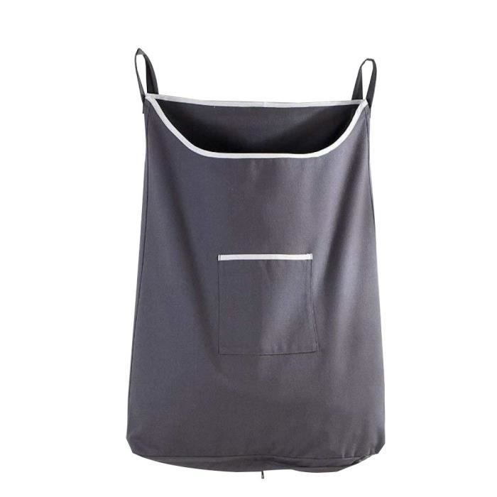 Filet de lavageSacs à linge suspendus à la porte pour vêtements sales machine à laver sac de rangement mural de - Gray[C59849]