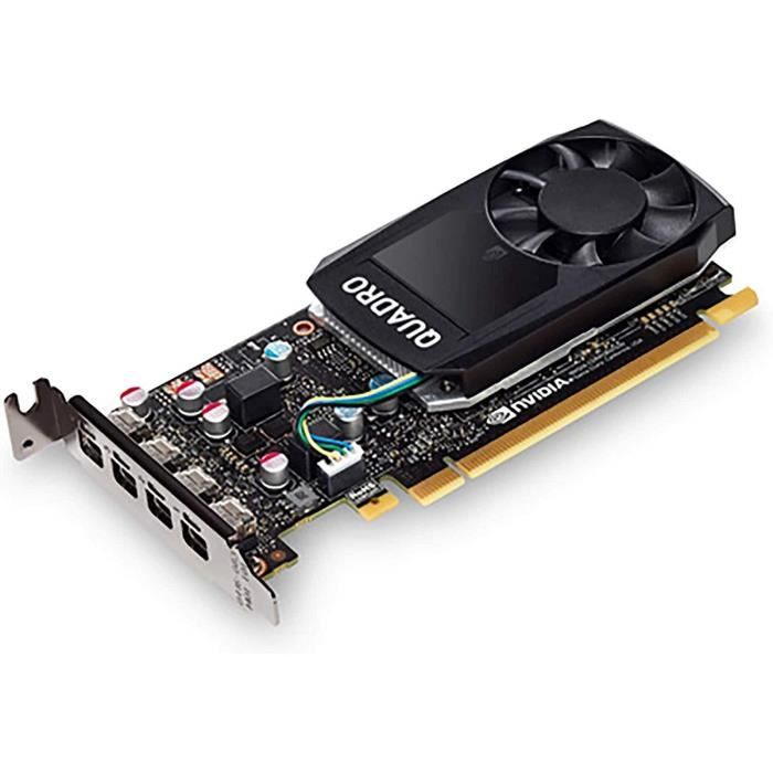 HP Carte Graphique NVIDIA Quadro P620 2 Go - Cartes Graphiques (Quadro P620 2 Go GDDR5 128 bit 5120 x 2880 Pixels PCI Expres