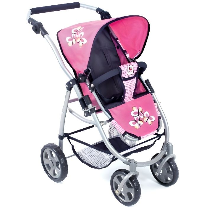 Poussette combinee 3 en 1 EMOTION ALL IN BAYER DESIGN Marine et rose Pour enfant a partir de 6 ans Cdiscount Jeux Jouets