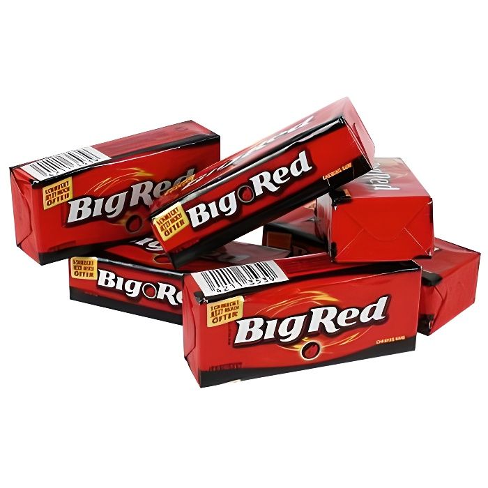 BIG RED ChewingGum Cannelle [Boite de 8 paquets] Cdiscount Au quotidien