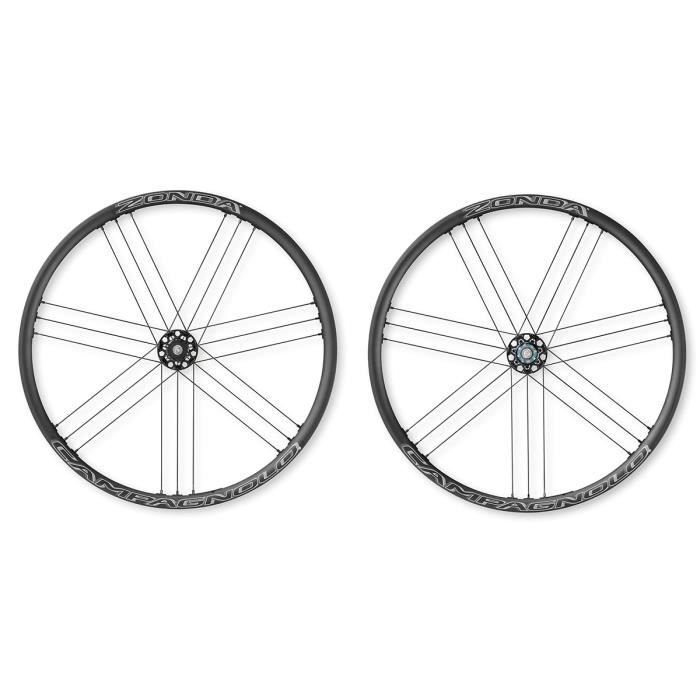 Jeu de roues Campagnolo Zonda - Aluminium - Disque de frein - Noir - 28