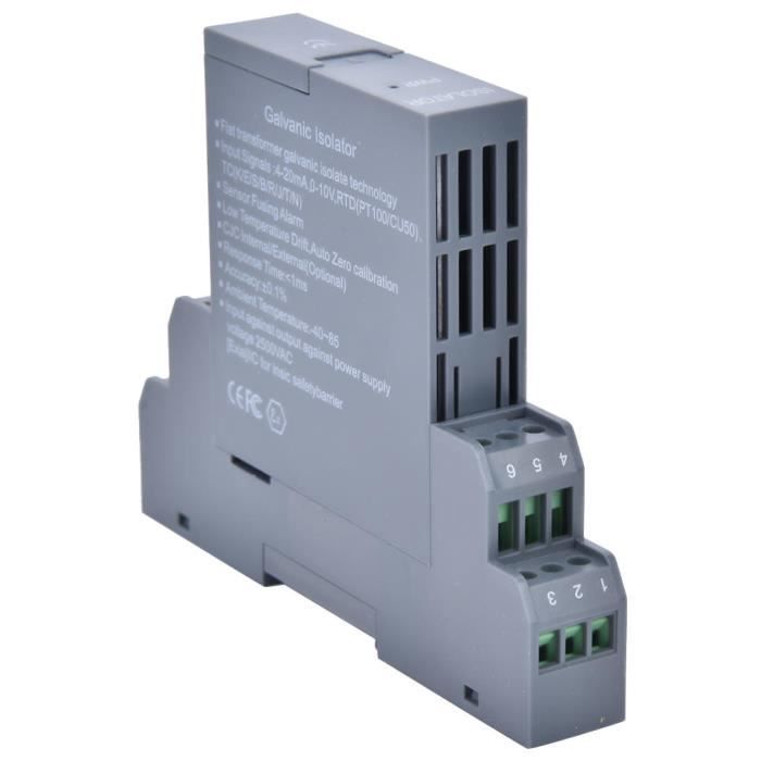 Akozon Émetteur d'isolateur de Signal de Courant PLC 4-20mA