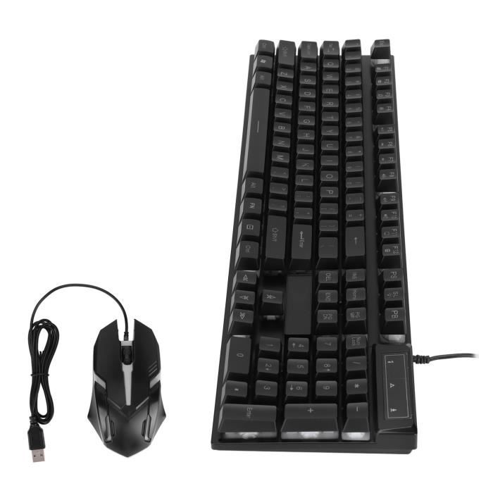 Ensemble clavier et souris de jeu à membrane filaire Redragon S141