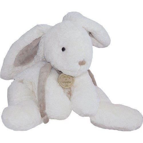 DOUDOU ET COMPAGNIE Lapin Bonbon Range Pyjama Taupe Coffre