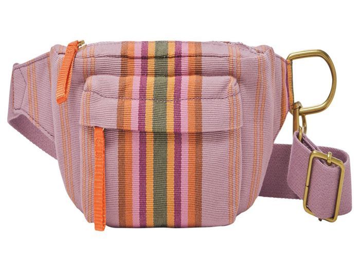 FOSSIL Waist Bag banane Rooney Bright Stripe 95073 Rose Orange
