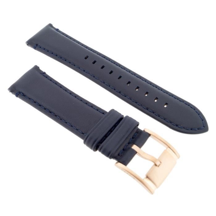 Fossil Fossil Bracelet de montre LB ME3054 Original Bracelet de remplacement cuir 22 mm Schwarz Ref 48088 Achat vente bracelet de montre Cuir Cdiscount