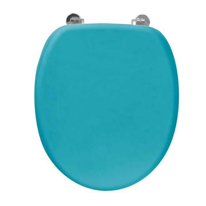 abattant wc bleu turquoise