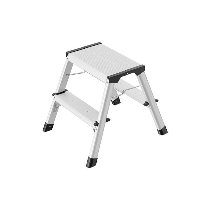 Bo Time Tabouret Marchepied//Escabeau rouge avec Coffre de Rangement