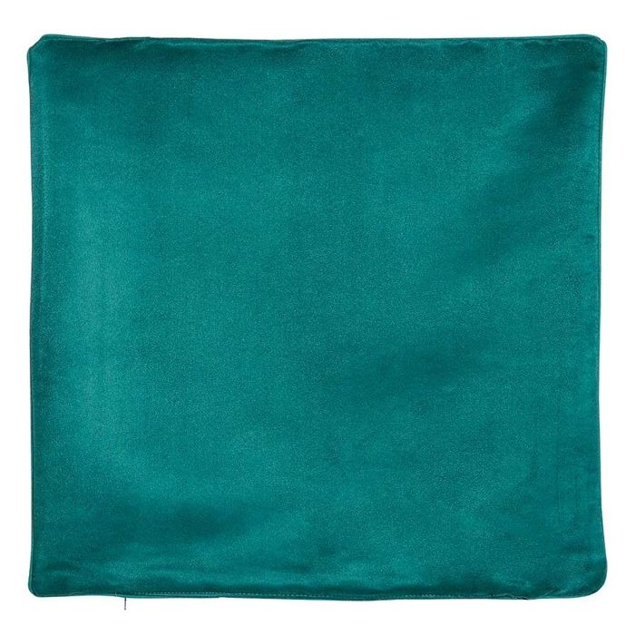 Housse de Coussin  - Effet Satin&eacute; Vert emeraude 45x45 cm 