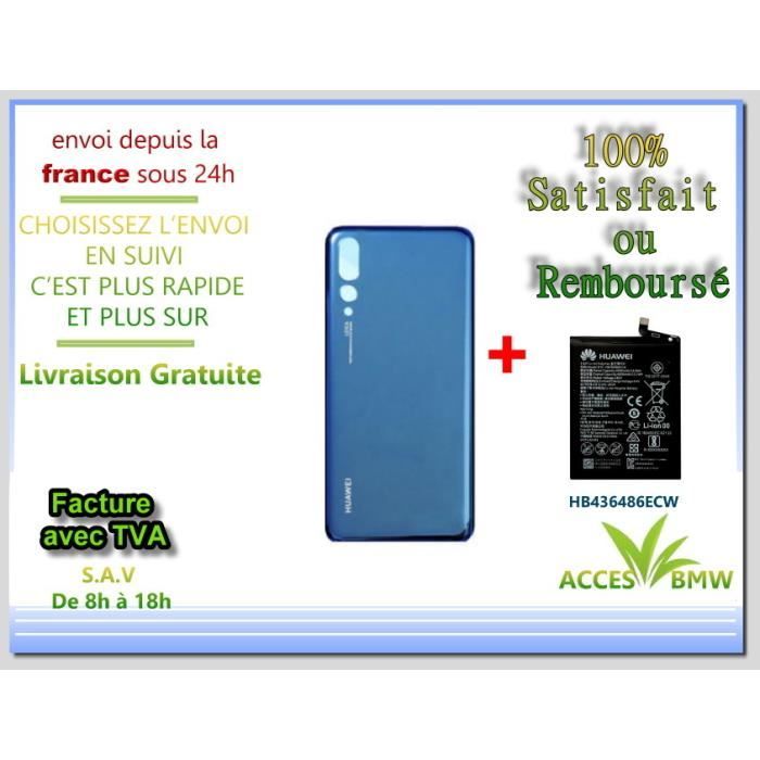 Originale Batterie Huawei HB436486ECW & Cache Batterie Pour Huawei P20 Pro - vue 2