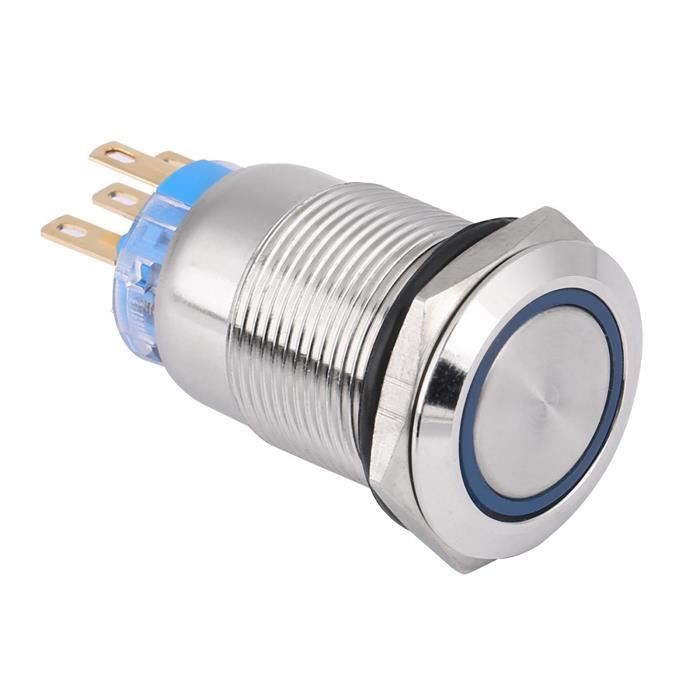 INTERRUPTEUR À BOUTON-POUSSOIR ÉTANCHE EN ACIER INOXYDABLE 8MM POUR Equipement De Controle Acces De Sonnette Demarrage 3v 98564096 INTERRUPTEUR À BOUTON-POUSSOIR ÉTANCHE EN ACIER INOXYDABLE 8MM POUR Equipement De Controle Acces De Sonnette Demarrage 3v 98564096