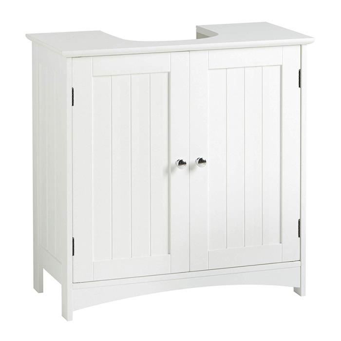 JEOBEST Meuble sous lavabo Meuble de salle de bain Placard de rangement