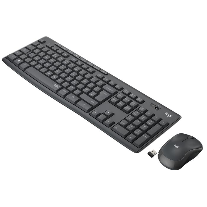 Clavier et souris sans fil Logitech MK295 Silent - Graphite - 920-009803 Clavier et souris sans fil Logitech MK295 Silent - Graphite - 920-009803