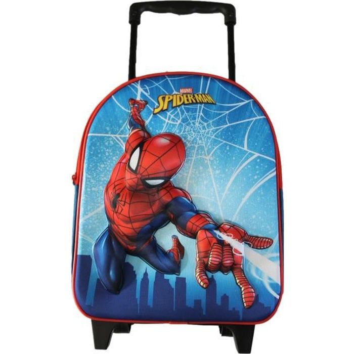 Cartable spiderman a roulette clearance