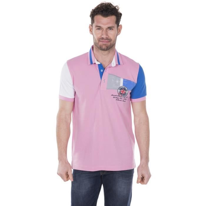 Giorgio Di Mare Homme Polo GI6439070 Rose Rose Cdiscount Pret a Porter